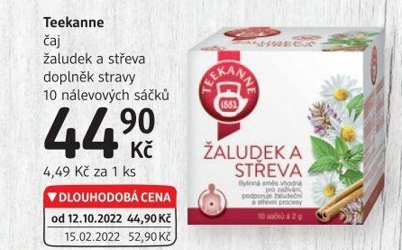Čaj bylinný Funkční Teekanne
