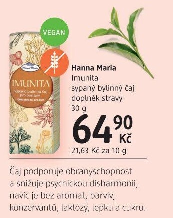 Čaj sypaný Hanna Maria