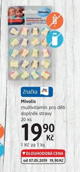 Doplněk stravy pro děti Multiviramin Mivolis