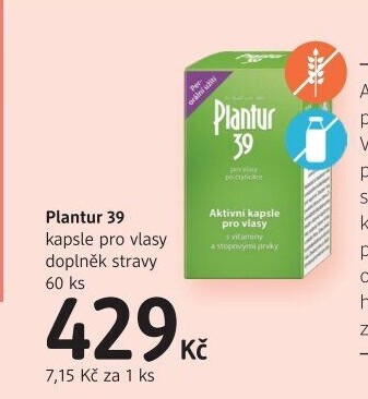 Kapsle pro vlasy 39 Plantur