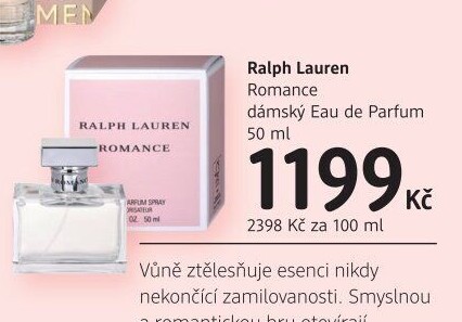 Parfémovaná voda dámská Romance Ralph Lauren