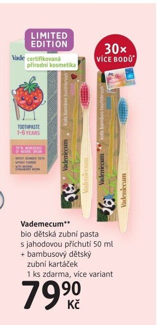 Pasty na zuby dětské Vademecum