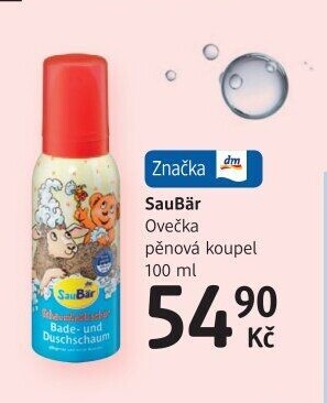Pěna do koupele dětská SauBär