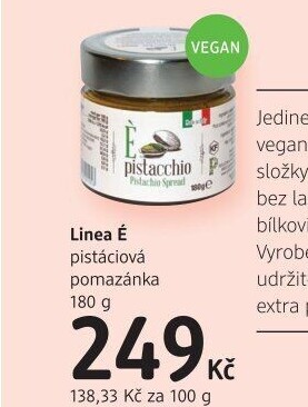 Pistáciová pomazánka Linea É