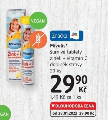 Šumivé tablety Mivolis