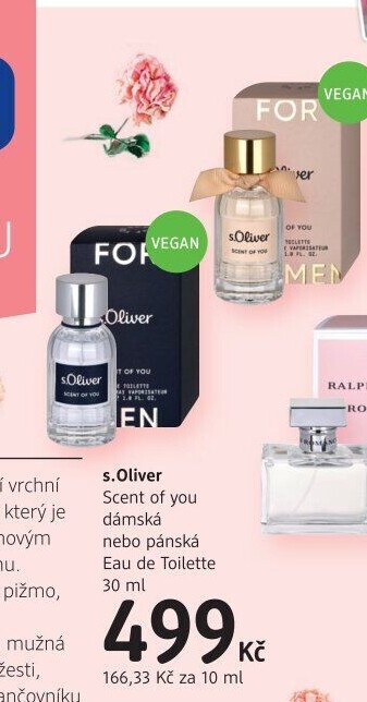 Toaletní voda dámská Scent of you s.Oliver
