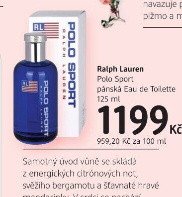 Toaletní voda pánská Ralph Lauren Polo Sport