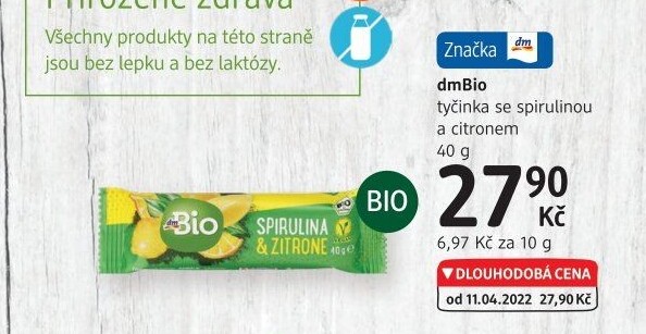 Tyčinka ovocnádm Bio