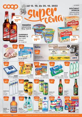 akční leták COOP 12.10.2022-25.10.2022