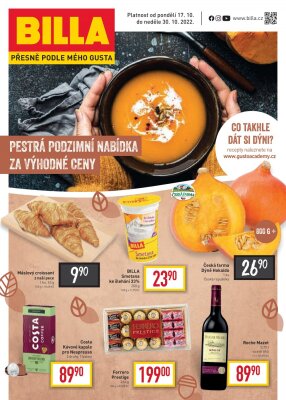 akční leták BILLA 17.10.2022-30.10.2022
