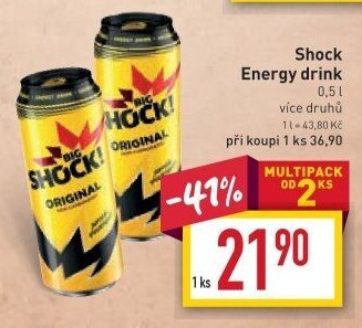 Energetický nápoj Big Shock