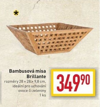 Miska bambusová