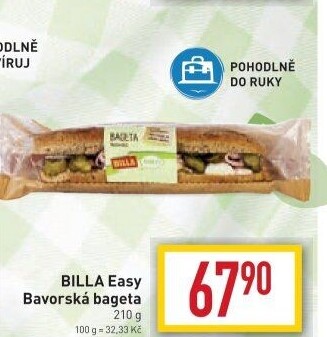 Obložená bageta Easy Billa