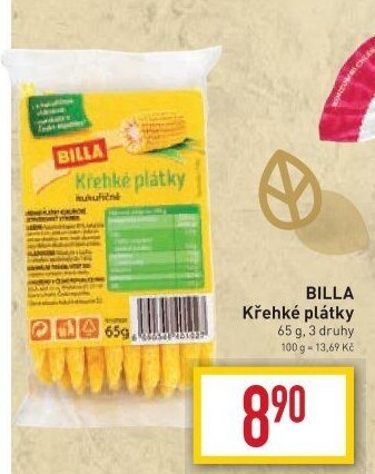 Plátky křehké Billa