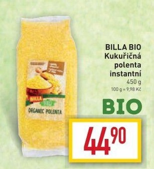 Polenta kukuřičná bio Billa