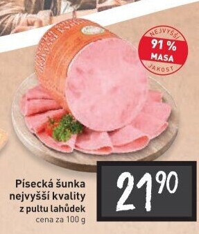 Šunka písecká nejvyšší kvality Maso uzeniny Písek