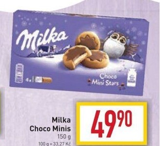 Sušenky Choco Minis Milka