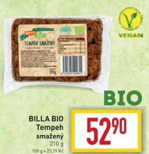 Tempeh smažený Naše Bio Billa