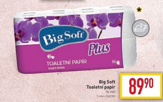 Toaletní papír 2vrstvý Big Soft