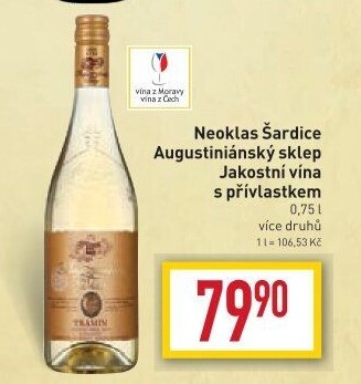 Vína Augustiniánský sklep - přívlastková