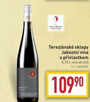 Vína Tereziánské sklepy - přívlastková