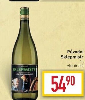 Víno Původní Sklepmistr ČVZ