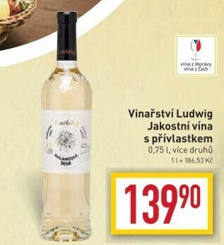 Víno Vinařství Ludwig - přívlastkové
