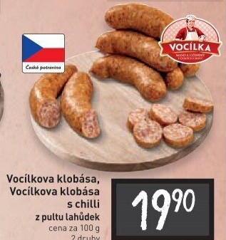 Vocílkova klobása Vocílka