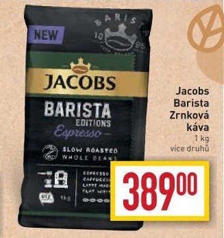 Zrnková káva Barista Jacobs