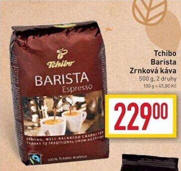 Zrnková káva Barista Tchibo