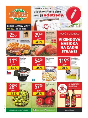 akční leták Globus 19.10.2022-25.10.2022