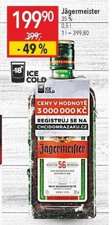 Bylinný likér Jägermeister