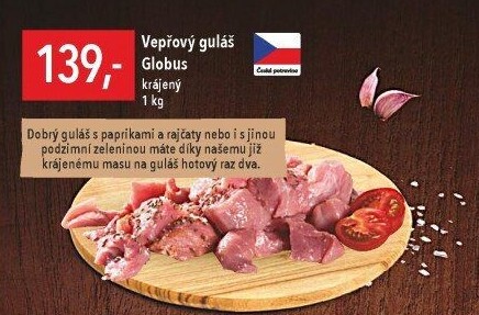 Maso na guláš vepřové Globus