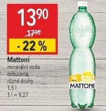 Ochucená voda Mattoni