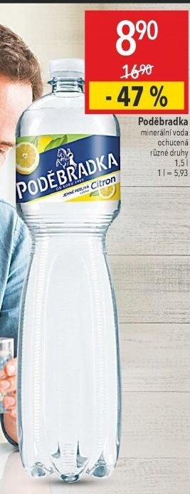 Ochucená voda Poděbradka