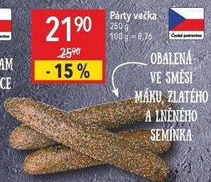 Pečivo Párty večka