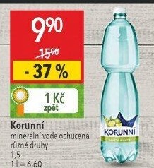 Voda ochucená Korunní