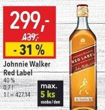 Whisky Red Label Johnnie Walker