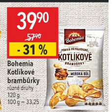Brambůrky kotlíkové Bohemia Chips