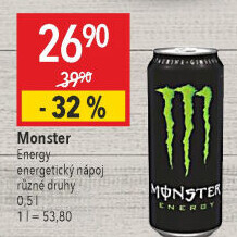 Energetický nápoj Monster Energy