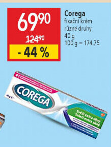 Fixační krém na zubní protézu Corega