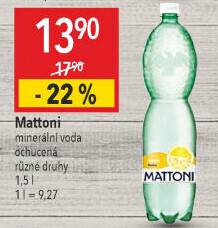 Ochucená voda Mattoni