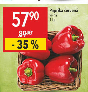 Paprika červená