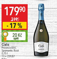 Prosecco Spumante DOC Cielo