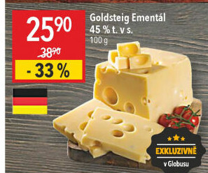 Sýr Ementál 45 % Goldsteig