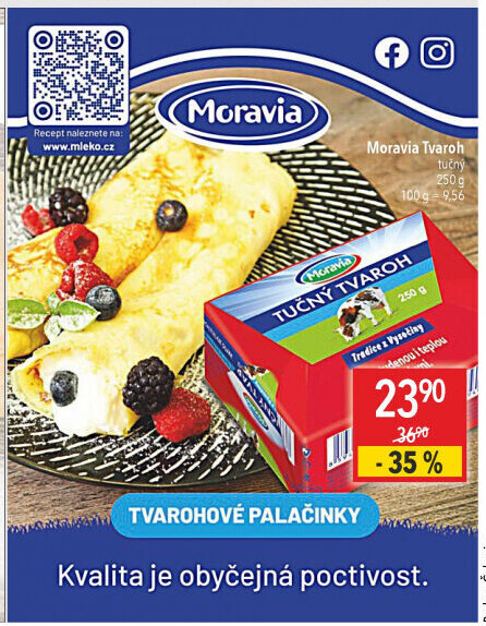 Tvaroh tučný Moravia