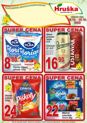 akční leták Hruška 18.10.2022-24.10.2022