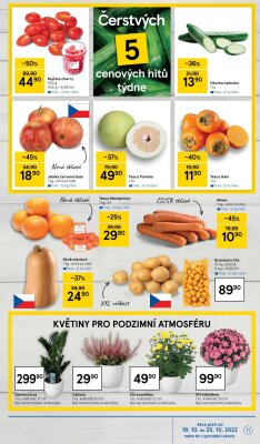 akční leták Tesco 19.10.2022-25.10.2022