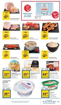 akční leták Tesco 19.10.2022-25.10.2022