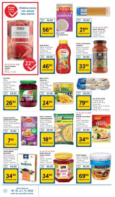akční leták Tesco 19.10.2022-25.10.2022